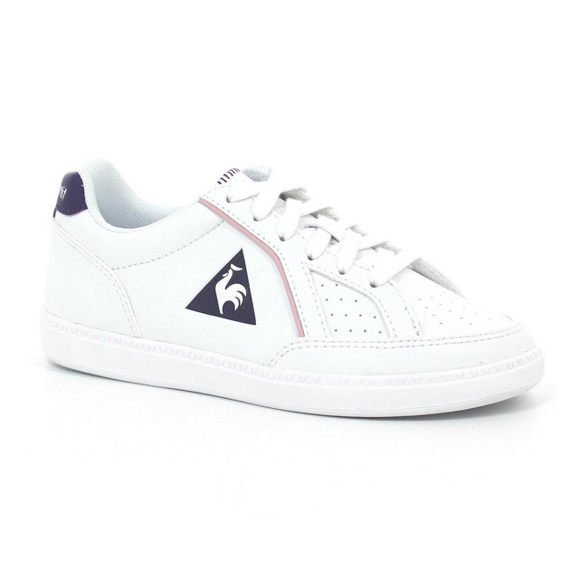 Chaussures Le Coq Sportif Icons Ps Girl Fille Blanc Violet