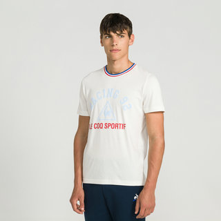 Le Coq Sportif T-shirt de Présentation Racing 92 Homme Blanc