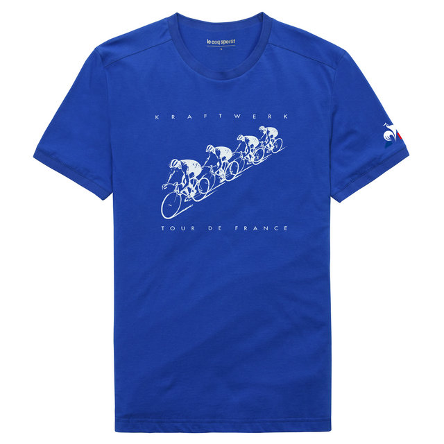 Le Coq Sportif T-shirt TDF 2017 Fanwear N°2 Homme Bleu