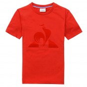 Le Coq Sportif T-shirt Essentiels Enfant Garçon Rouge Site Francais