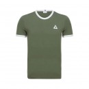 Rabais Le Coq Sportif T-shirt Essentiels Homme Vert Blanc