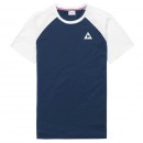 Le Coq Sportif T-shirt Essentiels n°2 Homme Bleu Blanc Promo prix
