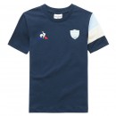 Le Coq Sportif T-shirt Racing 92 Fanwear Enfant Garçon Bleu Escompte En Lgine
