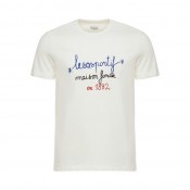 Promotions Le Coq Sportif T-shirt Tricolore 1882 Homme Blanc