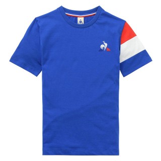 Le Coq Sportif T-shirt Tricolore Enfant Garçon Bleu France Magasin