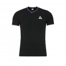 Le Coq Sportif T-shirt Tricolore Homme Noir Personnalisé