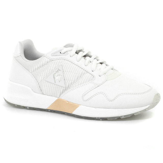 Chaussures Le Coq Sportif Omega X W Striped Sock Sparkly/S Lea Femme Blanc