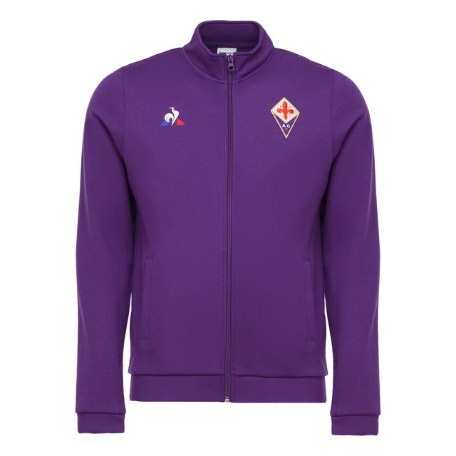 Le Coq Sportif Sweat zippé Fiorentina Pres Homme Violet