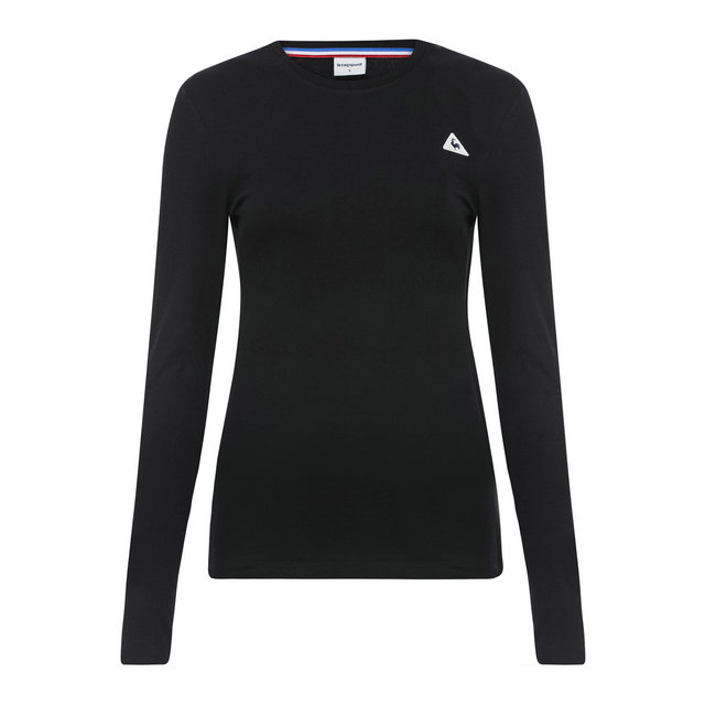 Le Coq Sportif T-Shirt Manches Longues Essentiels Femme Noir
