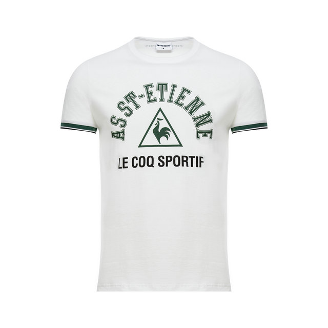 Le Coq Sportif T-shirt ASSE Fanwear Homme Blanc
