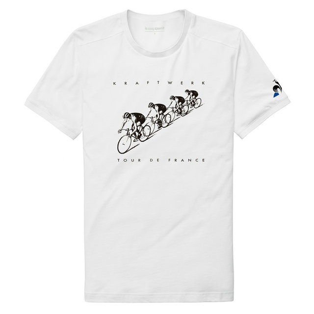 Le Coq Sportif T-shirt TDF 2017 Fanwear N°2 Homme Blanc