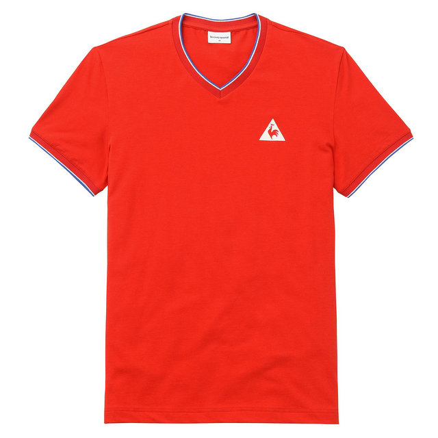 Le Coq Sportif T-shirt Tricolore Homme Rouge