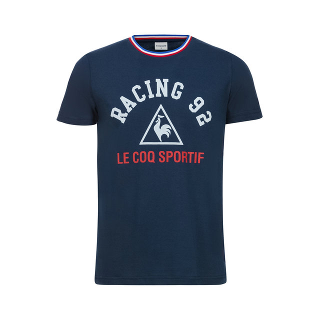 Le Coq Sportif T-shirt de Présentation Racing 92 Homme Bleu