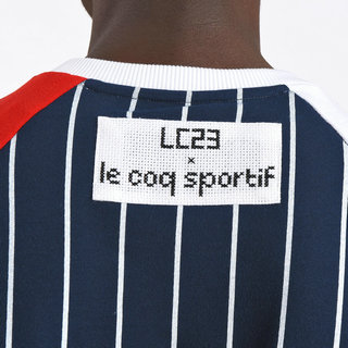 Le Coq Sportif Sweat LC23 Homme Blanc Bleu