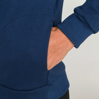 Le Coq Sportif Sweat à capuche zippé Tricolore Homme Bleu